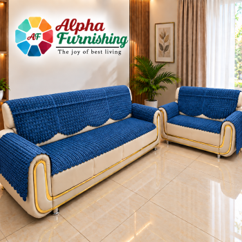 Sale Active Velvet Touch 20 Piece Continuous Velvet Sofa Cover Fabric Set